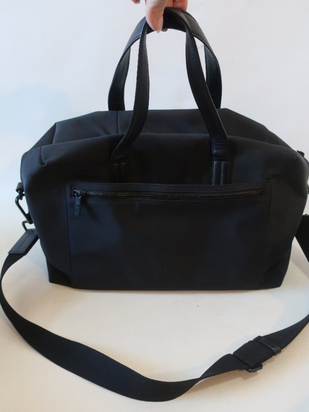 Womens Away Black Nylon The Everywhere Weekender Carry On Travel Tote Bag